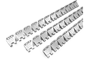 KONLEYA 24 inch 8 Pcs Butterfly Belt Fastener Alligator Staple Lacing with 4 Hinge Pins Conveyor Belt Repair Fasteners Staple Clipper Lacing Applicable Belt Thickness 5-6.4mm