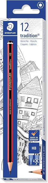 Staedtler 110-HB Tradition Graphite Pencil Box 12 HB Lead 2 mm