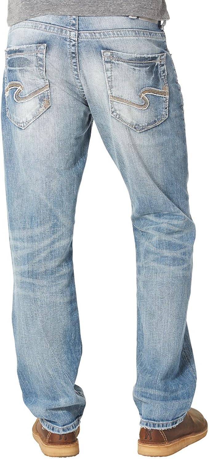 mens silver eddie jeans
