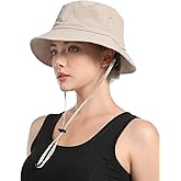 TILUYAMO Waterproof Bucket Hat Outdoor Hat for Women Men UV Protection Sun Hat Packable Fishing Hat