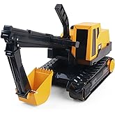Cat Construction Toys, Steel Excavator 20" - Real Steel Body, Working Metal Bucket & Treads, Ergonomic Handles, Heavy-Duty Co