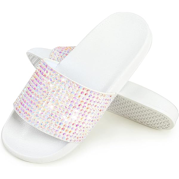 Amazon.com | INC Womens Ilene Pearl Faux Fur Slide Slippers
