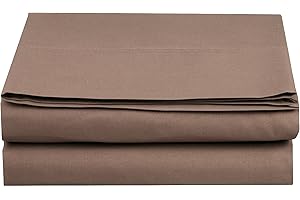 Elegant Comfort Premium Hotel Quality 1-Piece Flat Sheet, Luxury & Softest 1500 Thread Count Egyptian Quality Bedding Flat Sheet, Wrinkle, Stain and Fade Resistant, California King, Taupe