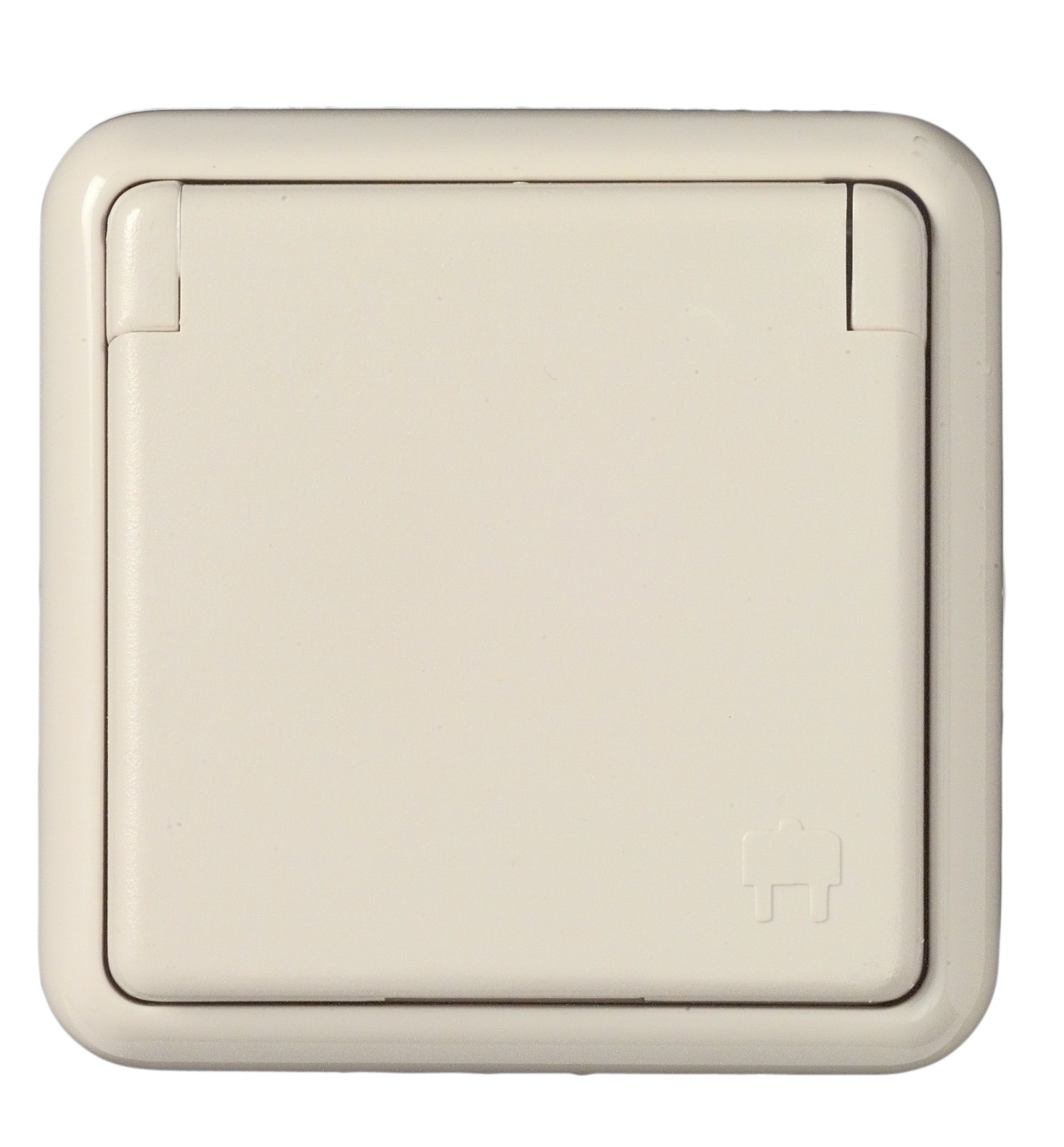 Unitec 40498 Socket Outlet For Flush-Mounted White Wet Room