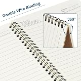 ZCZN A5 Lined Notebook 6 Pack Spiral 120 Pages 80gsm FSC Paper view 3