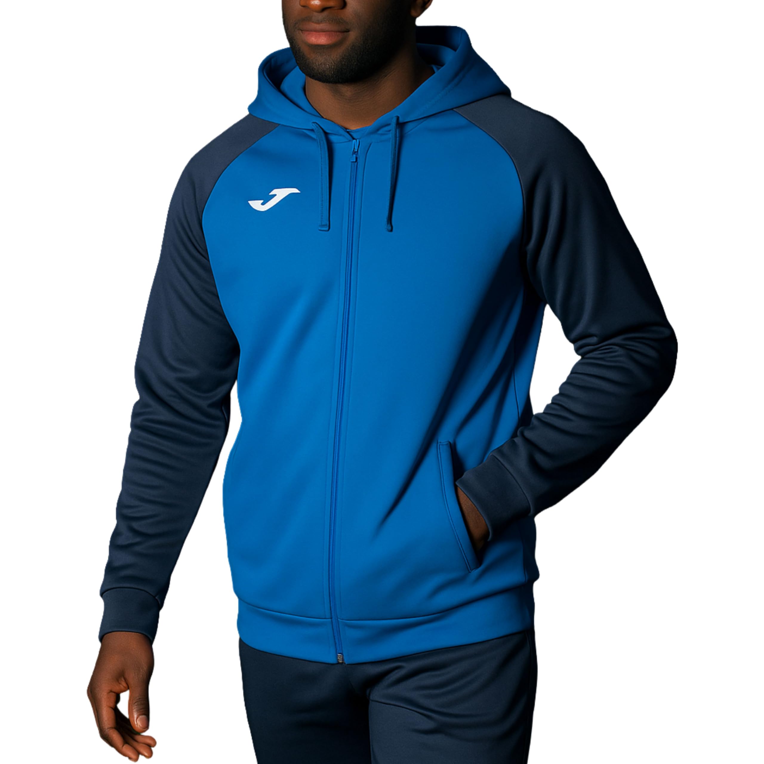 Joma Men's Academy Iv Hooded Sweatshirt, Royal-Navy, XXS