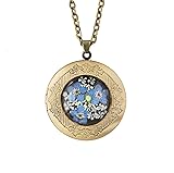 Handmade Oval Round Shaped Photo Locket with