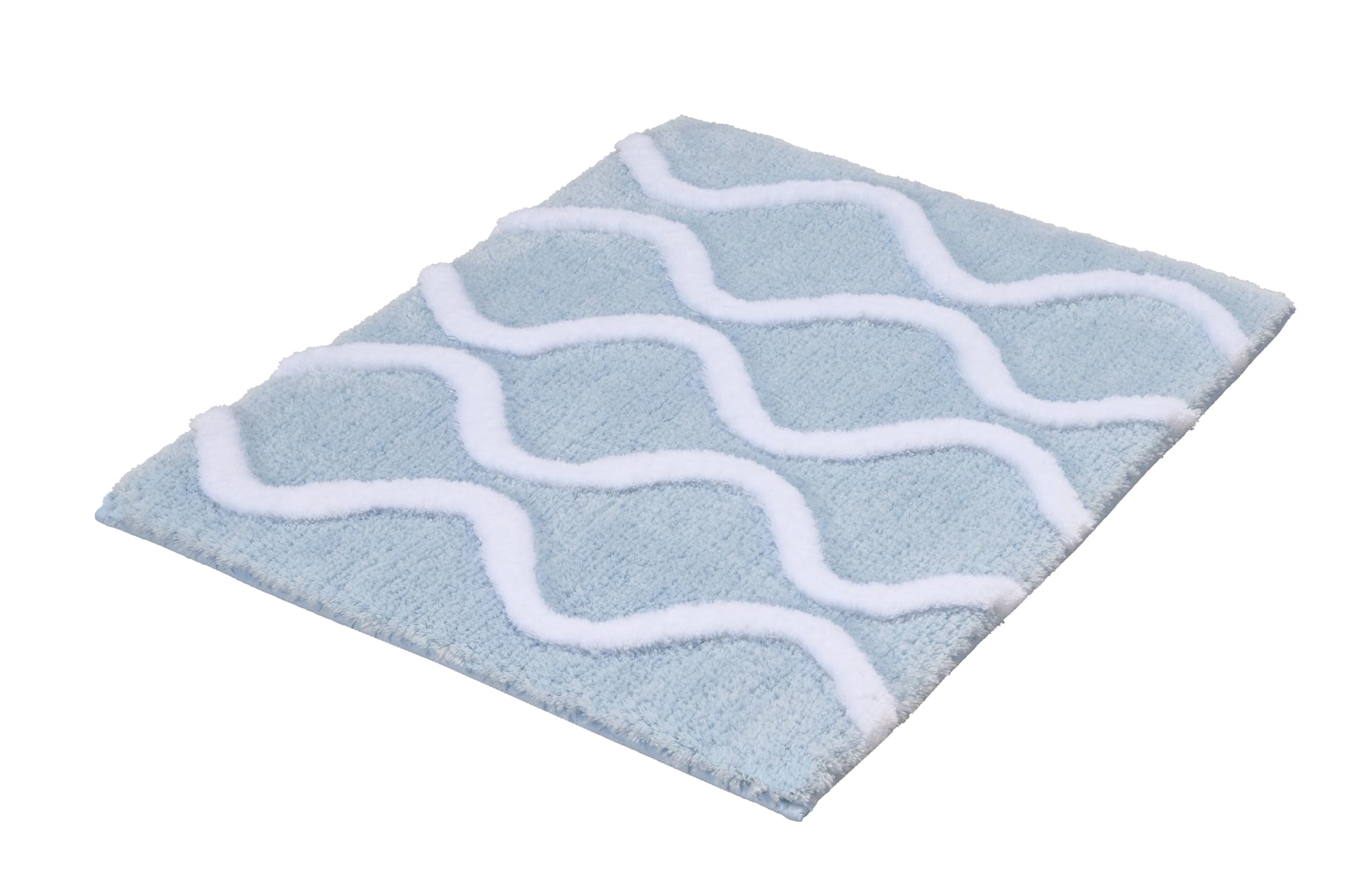 Kleine Wolke Piana Bath Mat Steel Blue 55 x 65 cm