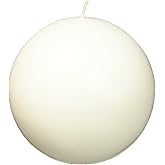 4 Inch White Ball Candles