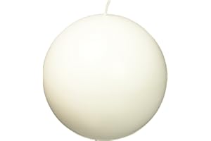 ZEST CANDLE 4 Inch White Ball Candles