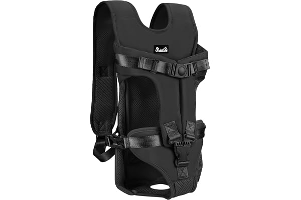 SlowTon Dog Carrier Backpack for Small Medium Dogs, Legs Out & Easy-Fit Dog Cat Puppy Front Carriers Bag for Pet Up to 35lbs,