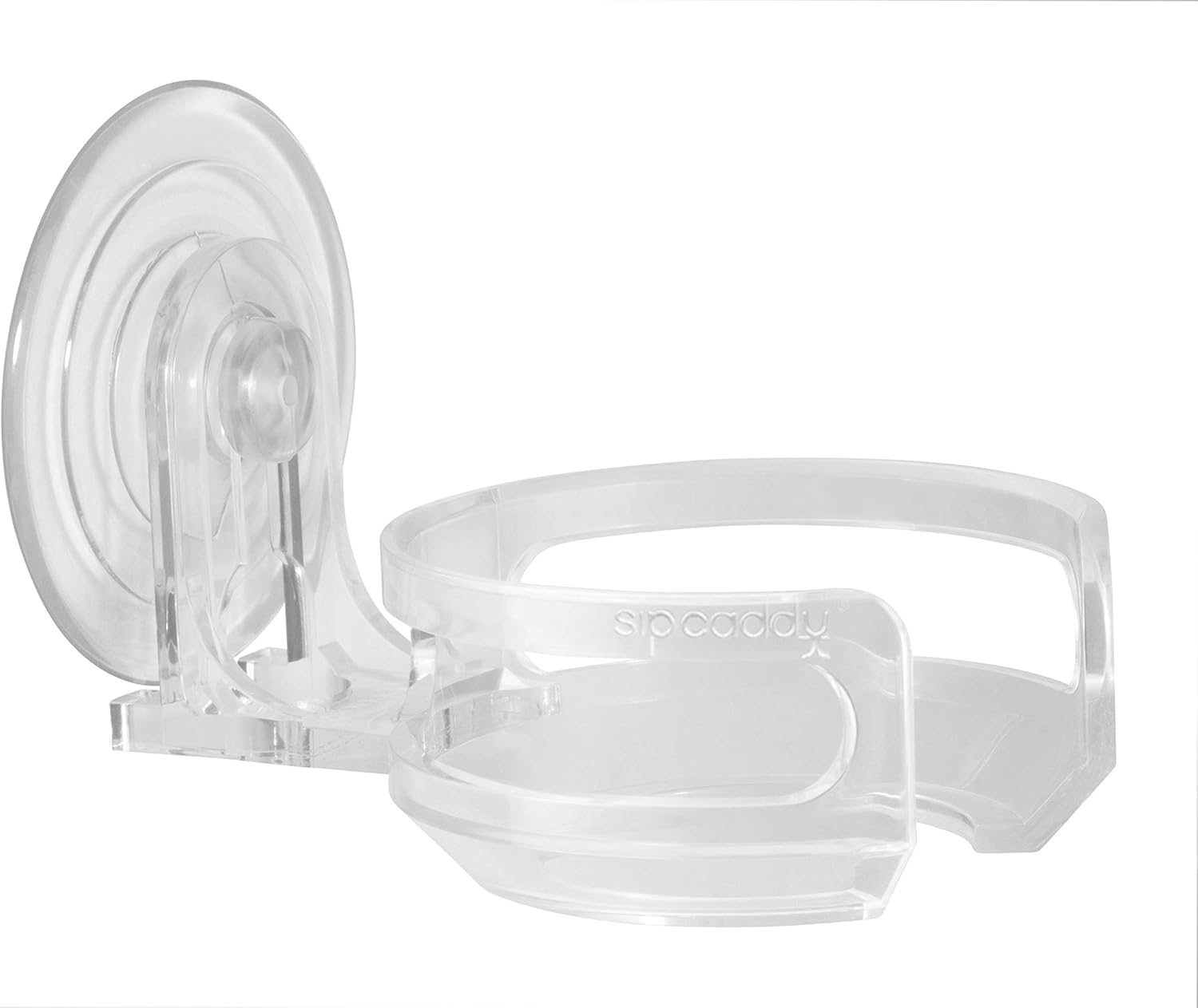 SipCaddy Shower Beer and Bath Wine Holder! Portable Cupholder Shower Caddy Drink Holder for Beer & Wine, American-Made Suction Cup, The Original - The Best, Clear: Home & Kitchen