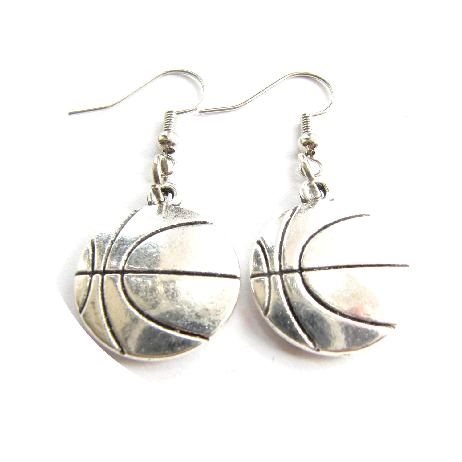 Pendientes de baloncesto para mujer, diseño de equipo de ...