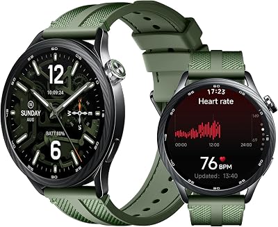 Watch S5 46mm, Smartwatch, 21 Tage Akku, GPS, Grün