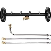 Tool Daily Dual-Function Undercarriage Cleaner,Surface Cleaner for Pressure Washer, 16 Inch, Underbody Car Wash Water Broom w