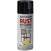 Rust-Oleum Stops Rust Reformer Spray, Instantly Converts Rust to a Protected Paintable Surface, No Bare Metal Sanding Required, Black, 10.25 oz