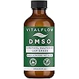 VITALFLOW DMSO Liquid 99.99+% Purity Pharmaceutical Grade (USP) - Amber Glass Bottle (240 mL)
