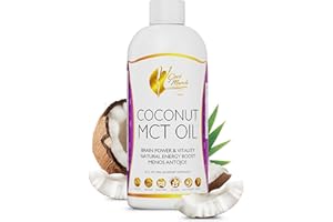 Cocó March N.M.D. Organic MCT Oil from Coconut – Pure C8 for Energy, Metabolism & Brain Support, Keto & Fasting Friendly, Gluten-Free, Vegan & Unflavored - Perfect in Coffee, Tea & Smoothies, 32 fl oz