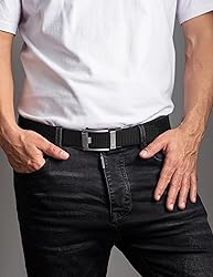 JUKMO Men's Reversible Ratchet Belt - 2 Styles in