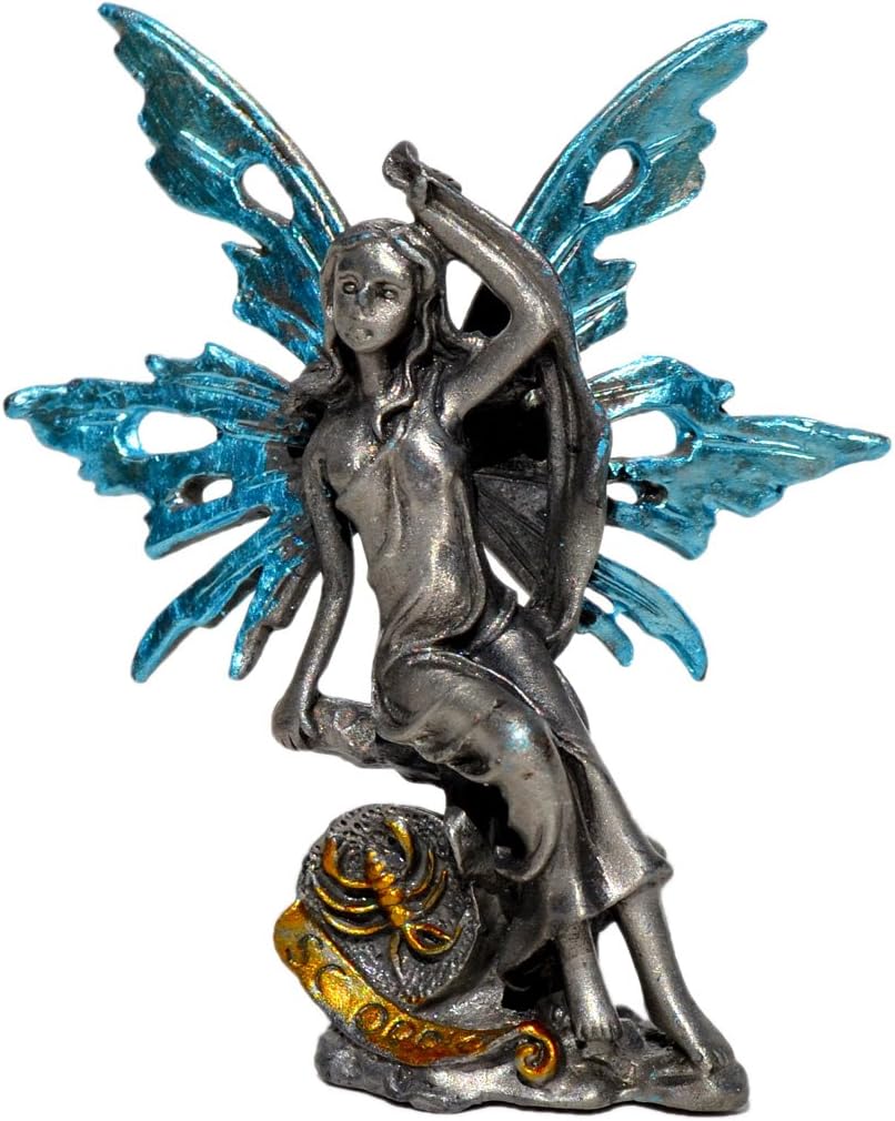 Pixie Glare Zodiac Signs Pewter Fairies Figurine Collectible Statue. All 12 Signs Available (Scorpio)