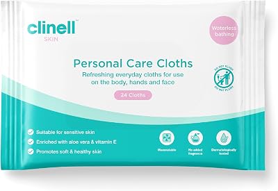Carell Clinell Skin Professional Care Maceratable Wipes 24 Pack