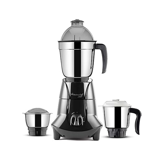 Butterfly Jet Elite 750-Watt Mixer Grinder with 3 Jars (Grey)