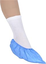 ABENA Shoe Covers 100Pcs 50 Pairs Extra Large 41x15cm Blue view 2