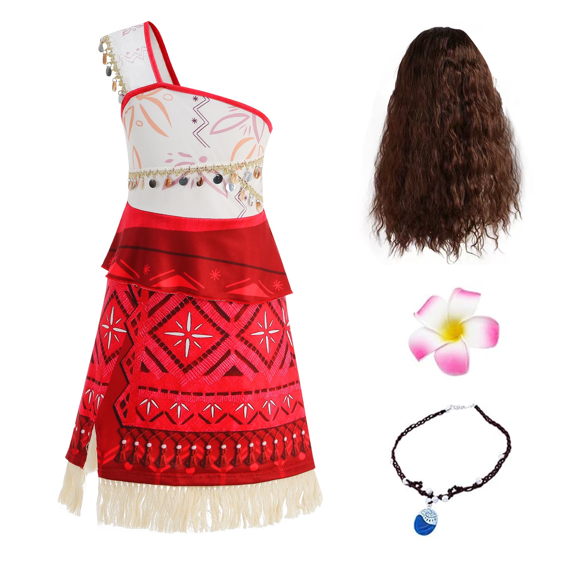 Photo 1 of WYB Girls Princess Costume Dress Birthday Party Dress up Toddler Kids Christmas Cosplay Outfits with Accessories