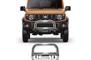 AUTOFOREVER 3" Front Bumper Bull Bar Grille Guard Stainless Steel Tubing Brush Push Bar Compatible with 2009 2010 2018 Dodge Ram 1500 2009-2018 Ram 1500 - Chrome