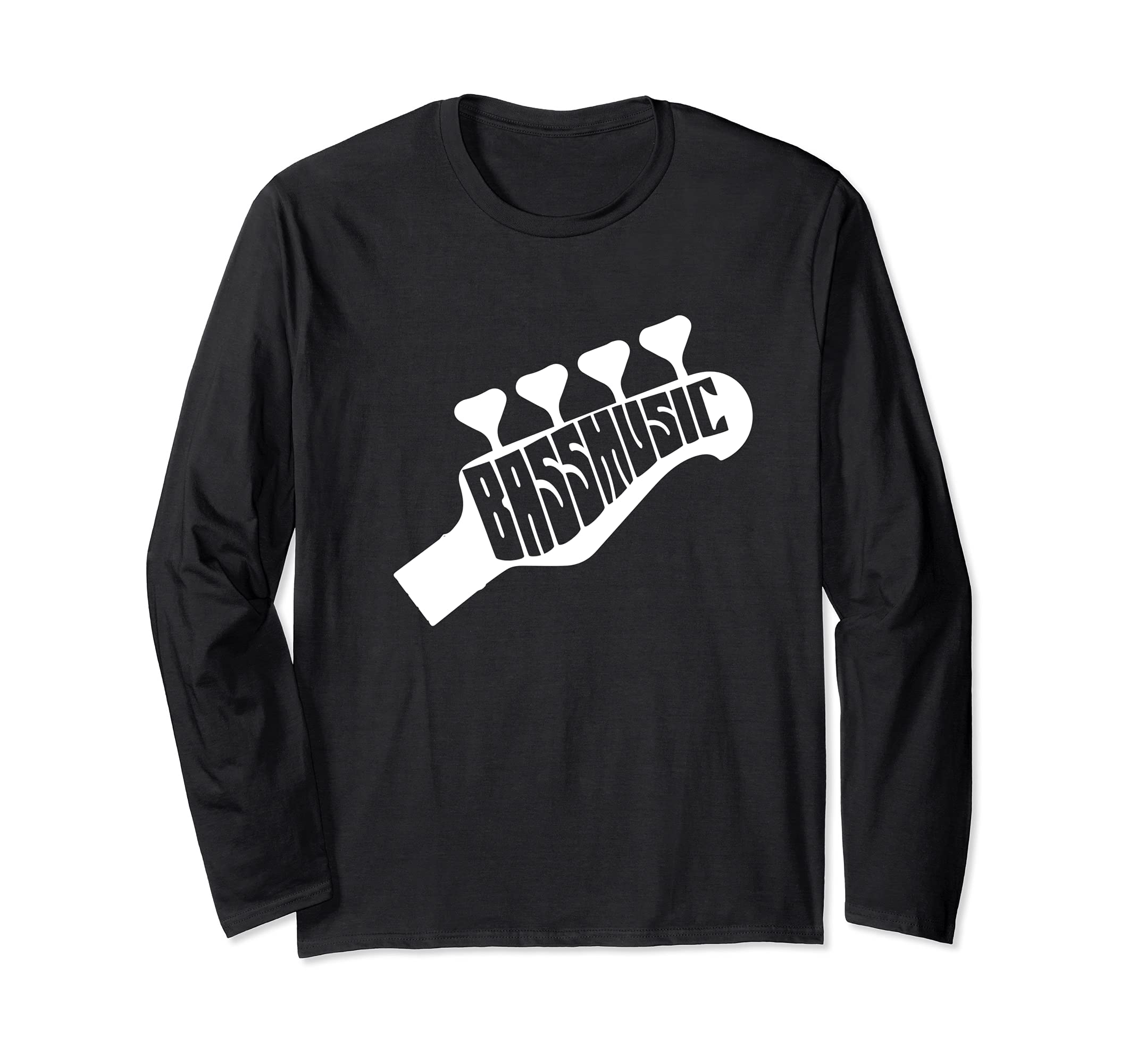 Bass Guitar Bassmusic - Bass Player Bassist Long Sleeve T-Shirt
