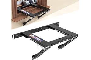 Adjustable Window AC Bracket, Quick Installation in 3minutes Without Drilling, Upgraded Extra Large Adjustment Range, Air Con