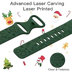 Christmas Engraved Band Compatible with Fitbit
