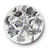 BOWLA Melamine Dinner Plates Set - Set of 6, indoor