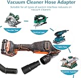 Jc.upin 3 Pcs Universal Vacuum Adapter 21-35mm Sander Dust Extractor Hose view 3