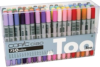 Copic Premium 72 color Artist Markers