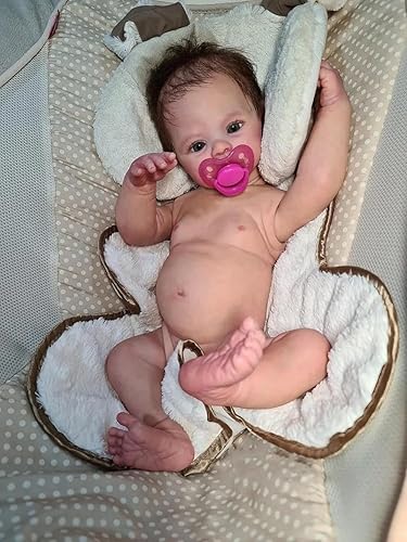 Anano Realistic Baby Dolls Silicone Full Body 18 Inch Soft Life