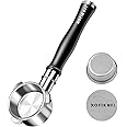 54mm Bottomless Portafilter, 3 Ears Bottomless Naked Portafilter Compatible with Breville/Sage Barista Express BES870/876/878/880/881/450/500/810/840, with Puck Screen and 18g Filter Basket