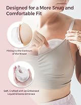 Momcozy Breast Milk Collector 90ml Capacity Leak-Resistant Fit view 3