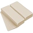 Whaline 200Pcs Fabric Wax Strip Natural Muslin Epilating Wax Strips Facial Hair Removal 7.9 x 2.8 Inch Large Cotton Cloth Precut Waxing Strips for Women Men Body Face Arms Legs Hair Removal