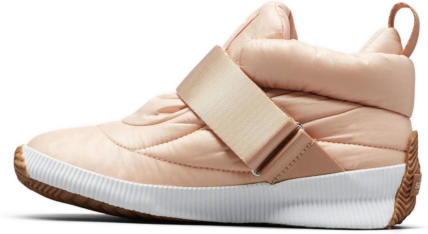 sorel women's out n about sneak puffy strap boots