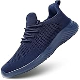 Wrezatro Men's Slip on Walking Shoes Ultra Light Breathable Non Slip Running Shoes Casual Fashion Sneakers Mesh Workout Sports