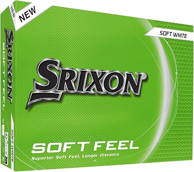 Srixon Soft Feel 14 Golf Balls Yellow White FastLayer Core Distance