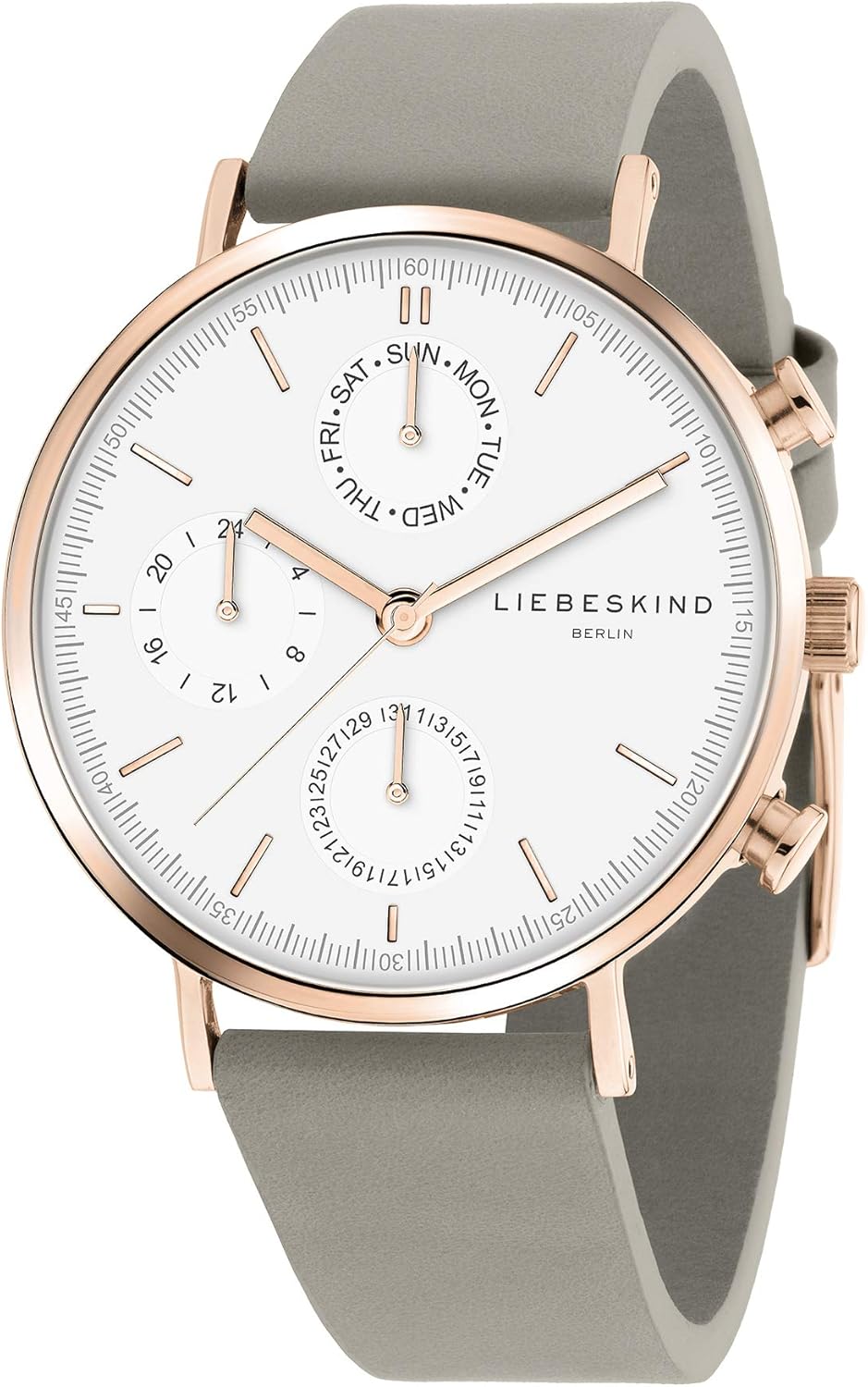 Liebeskind Berlin Women's Multi dial Quartz Watch LT-0196-LM, Rose Gold Grey, 38 mm - Image 3