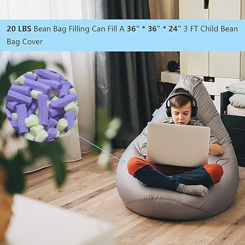 Bag Filling Bean Bag Chair Refill Beads Bag Filler Beans For Bean