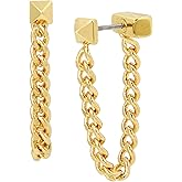 AllSaints Women's Pyramid Chain Earrings
