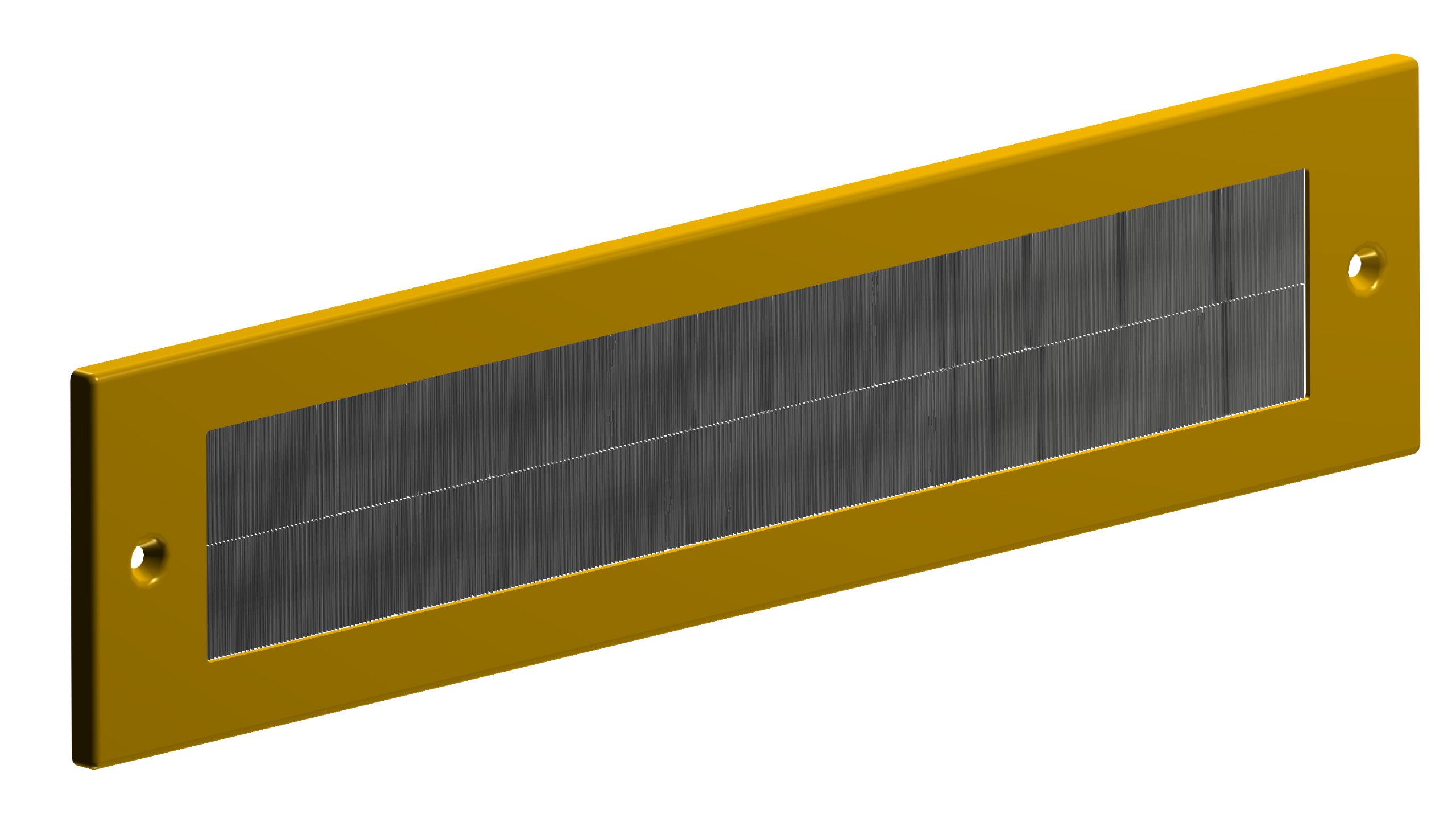 Letter Box Cover Draught Excluder For Internal Use - Gold Finish