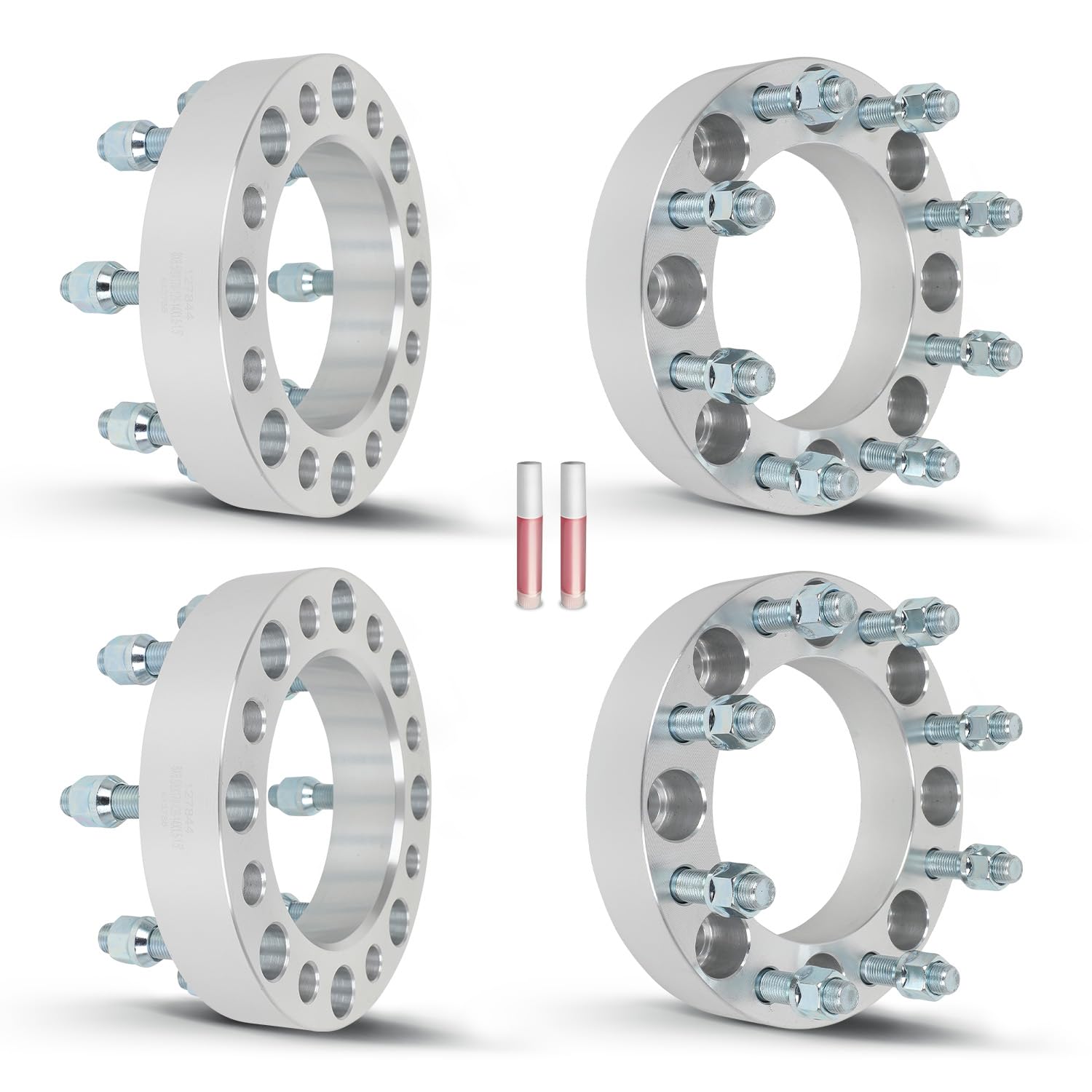 Photo 1 of OCPTY 4PCS 8x6.5 to 8x170 Wheel Adapters 1.5 inch Bore 126mm Studs 14x1.5 8 Lug Wheel Spacers No Hubcentric Fit for Ram 3500 2012-2022,for Ram 2500 2012-2022,for Nissan NV3500 2012-2014