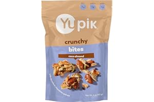 Yupik Coco Almond Crunchy Bites, 4 Oz, Gluten-Free, Kosher, Non-GMO, Maple Glazed Snack, Coconut Clusters with Almonds, Chocolate Quinoa Puffs & Pumpkin Seeds, Nutritious Healthy Snacks