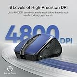 TECKNET Bluetooth Mouse Tri-Mode 4800 DPI Rechargeable Silent 6 Buttons view 4