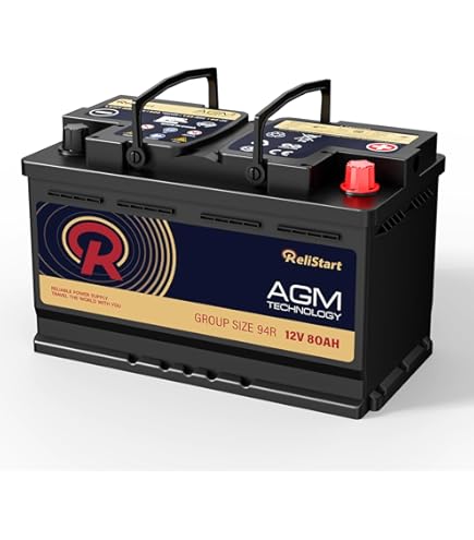 Amazon.com: SHURIKEN 1650W 70AMP Hours Full Size AGM 12V Battery